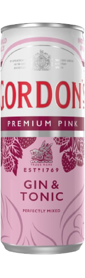 Gordon's Pink Gin Tonic Can